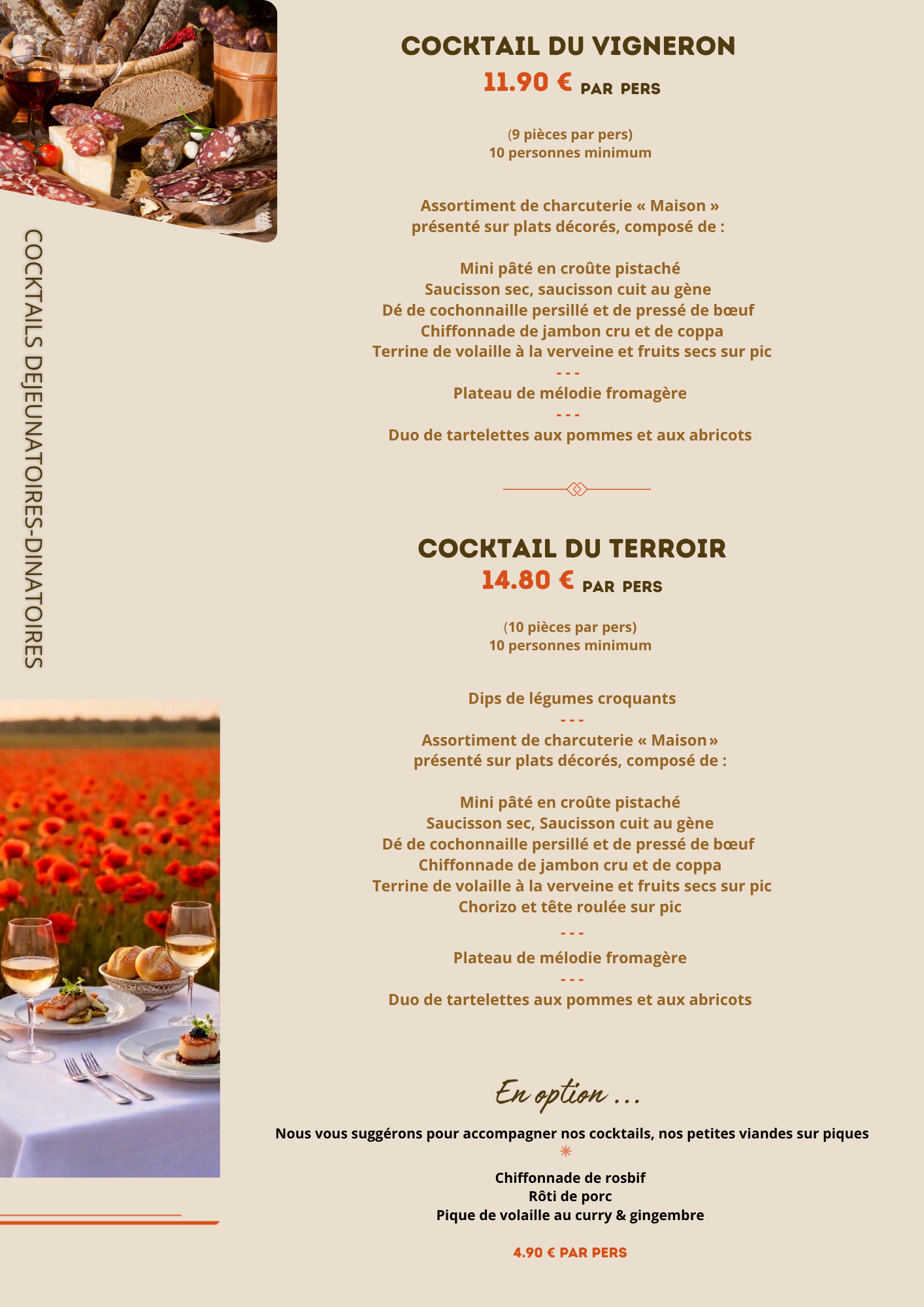 Cocktails Traiteur — Maison Guillemot